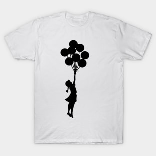 BANKSY Flying Balloon Girl T-Shirt